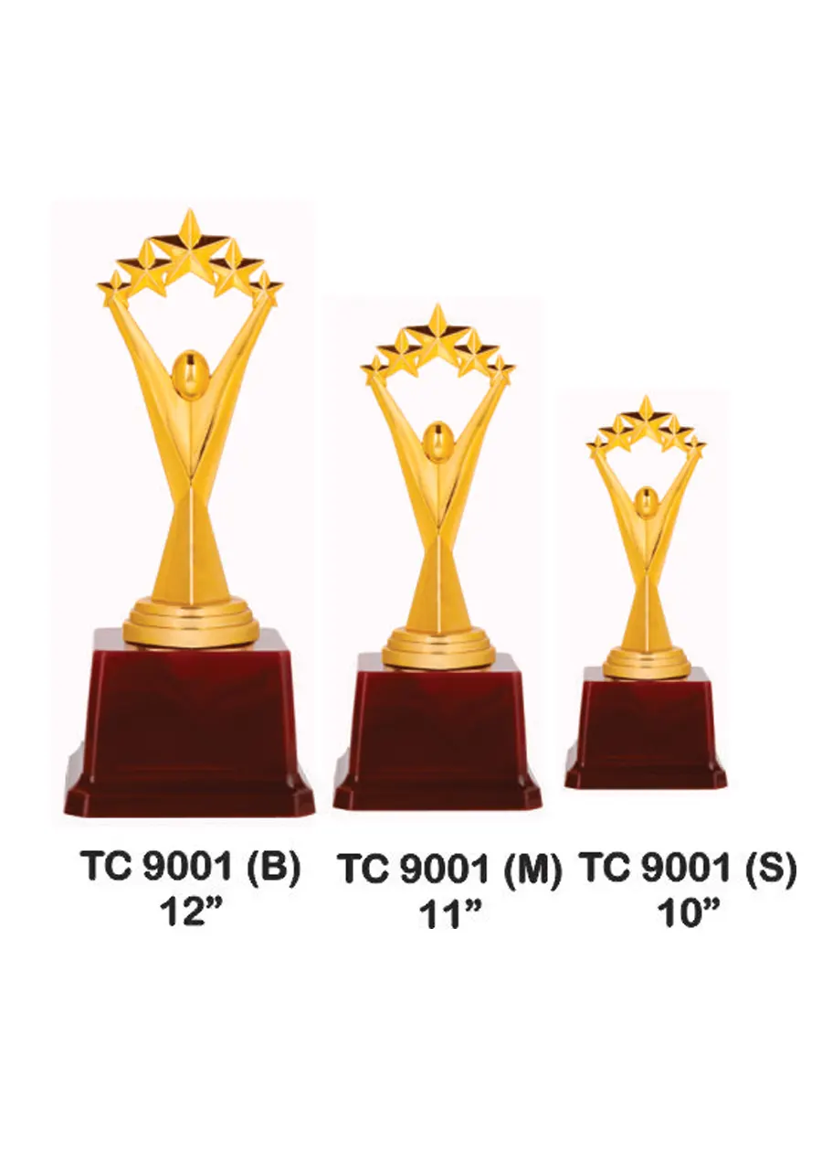 Flag Trophies with Red Base in Delhi India